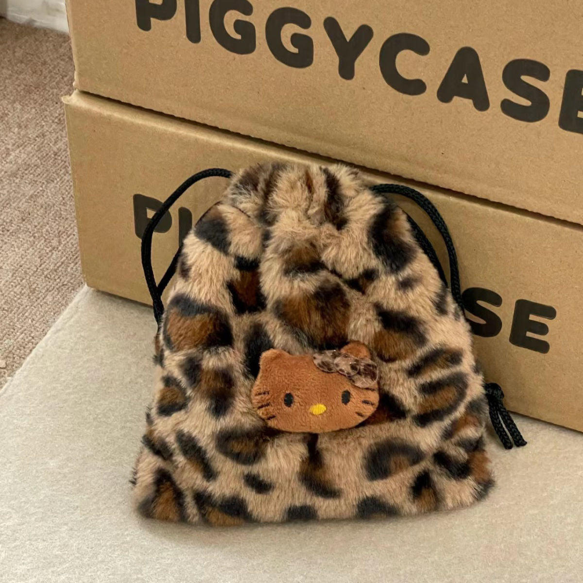 Hello kitty leopard fashion purse