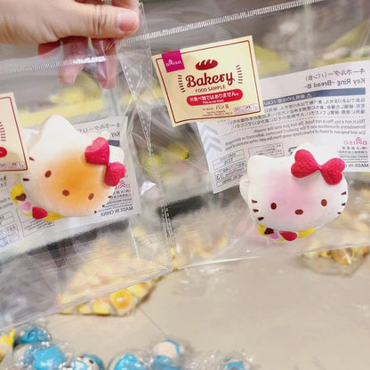 Hello Kitty Ice Cream cabbage Squishy| Slow Rising Soft Squishy|Squeeze Stress Toy S66