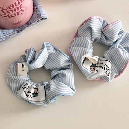 Baby Blue serenity Hair Tie|Ponytail Holders Barrette|Hair Scrunchie HT59