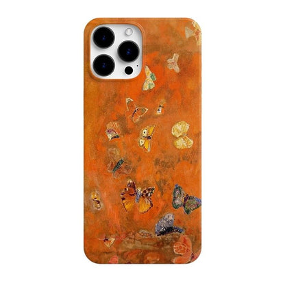 Orange Butterfly iPhone Case L47