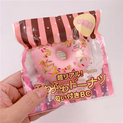 Donut Squishy| Slow Rising Soft Squishy|Squeeze Stress Toy S120