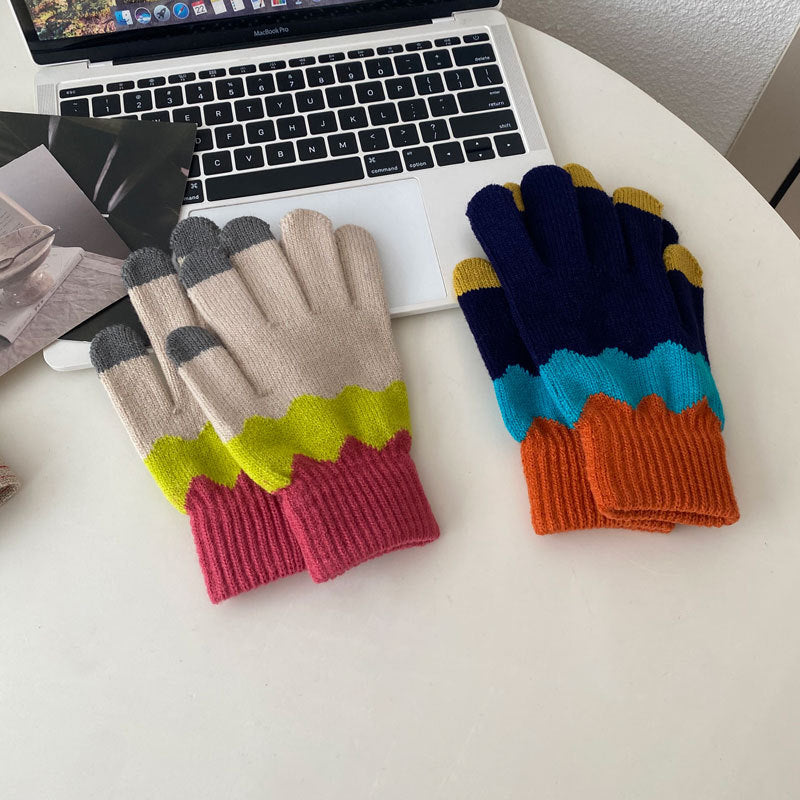 Cozy Cute Winter Cashmere Glove |Soft Thick Solid Color Gloves |Warm Knitted Gloves G20