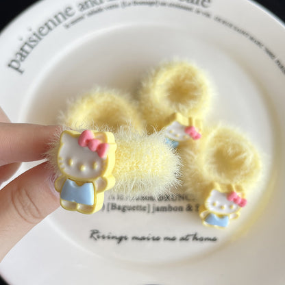 Kitty Hair Tie|Ponytail Holders Barrette|Hair Scrunchie 2pcs HT71