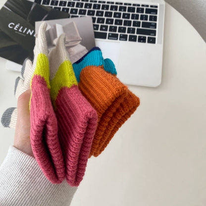 Cozy Cute Winter Cashmere Glove |Soft Thick Solid Color Gloves |Warm Knitted Gloves G20