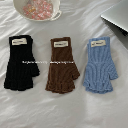 Cozy Cut-off Winter Cashmere Glove |Soft Thick Solid Color fingerless Gloves |Warm Knitted Gloves G6