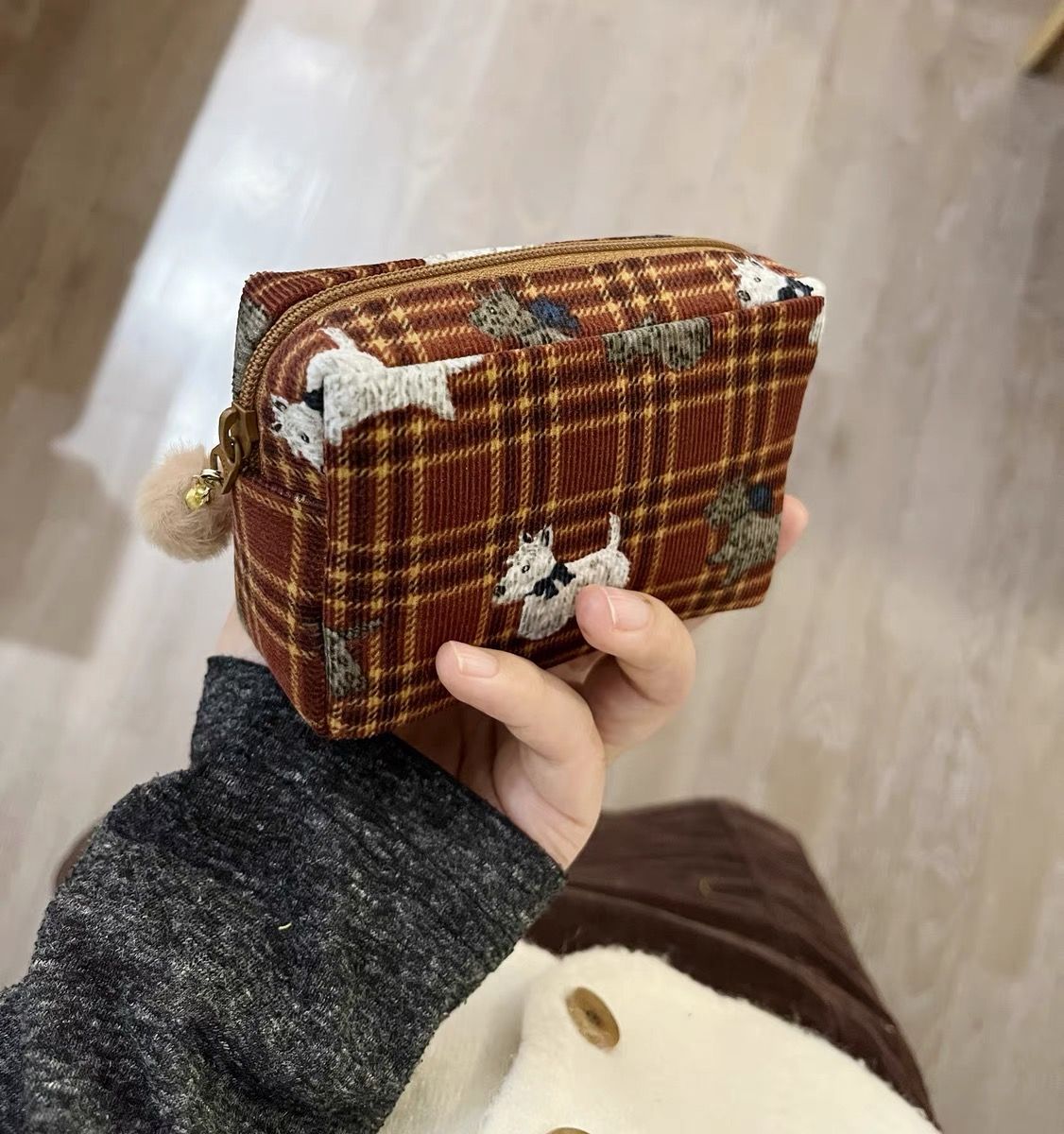 Puppy Mini Bags | Pouch Keychain Wallet| Cosmetic Bag | Airpods Bag Coin Purse B39