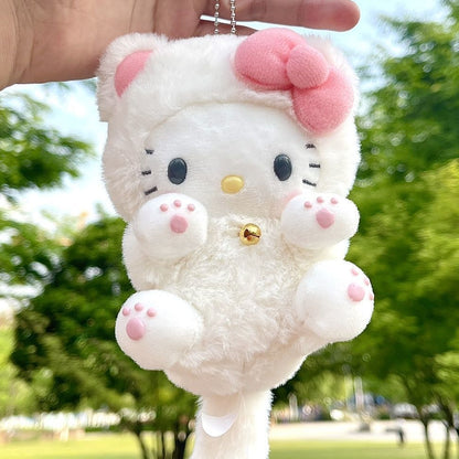 Fluffy Kitty Bag KeyChain |Pendant Plush Schoolbag Hanging Decoration |Gift K59