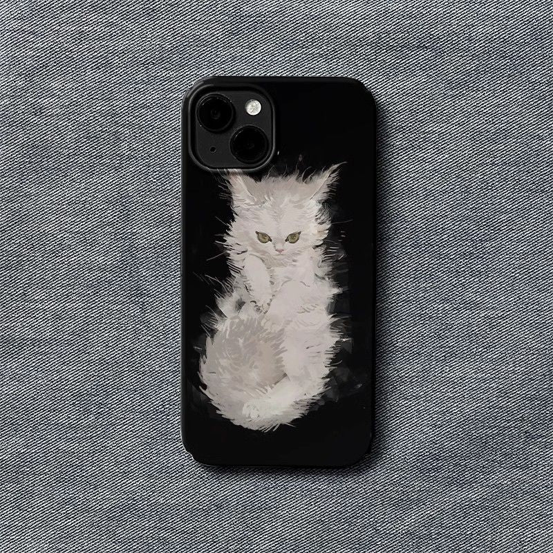 White Kitty iPhone Case L47