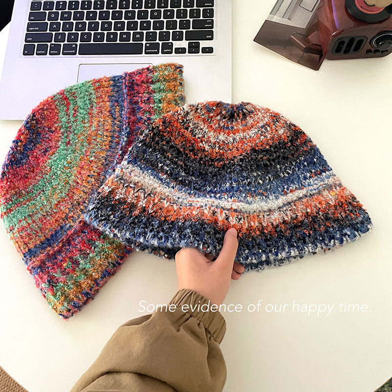 Cozy Warm Winter Cashmere Knit Beanie Hat |Stretch Ribbed Beanie Hat M20