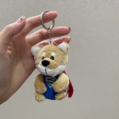 Cute Cartoon Bear Sheep lion Gorillas Design Bag KeyChain |Pendant Plush Schoolbag Hanging Decoration |Gift for Boys and Couples K2