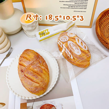 Bun Toast Egg Tart Hamburger Croissant Donut| Slow Rising Soft Squishy|Squeeze Stress Toy S32