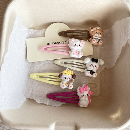 Enamel Cartoon Hair Clip|Hair Slide|Hair Barrette |Duckbill Hairpin 2pcs A210