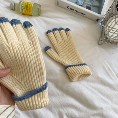 Cozy Winter Cashmere Glove |Soft Thick Solid Color Gloves |Warm Knitted Gloves G21