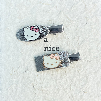 Kitty Hair Clip |Hair Snap Clip |Hair Barrette |Duckbill Hairpin A343