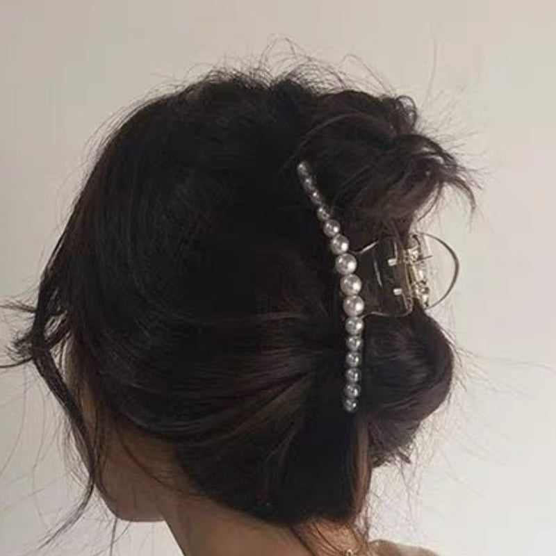 Pearl Hair Clip |Hair Claw |Hair Barrette |Duckbill Hairpin A79