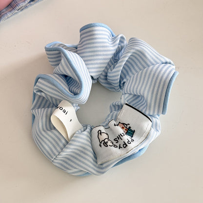 Baby Blue serenity Hair Tie|Ponytail Holders Barrette|Hair Scrunchie HT59