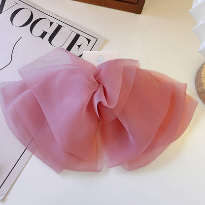 Flowy Chiffon Hair Clip |Hair Claw |Hair Barrette |Duckbill Hairpin A146