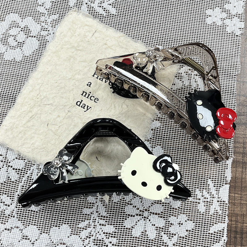 Acrylic Kitty Hair Clip |Hair Claw |Jelly Colors Hair Barrette A264