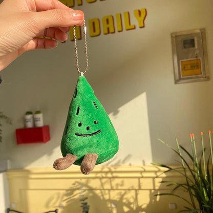 Kirby Potato Pinetree Design Bag KeyChain |Pendant Plush Schoolbag Hanging Decoration Gift  K18