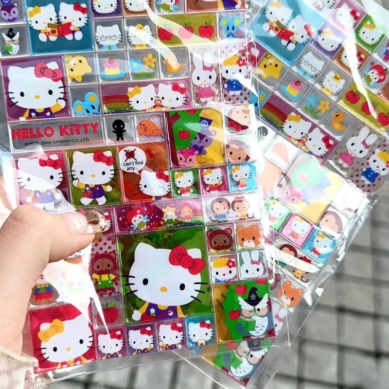 Hello Kitty Stickers Sheet|Journal Stickers Paster |Sticker for Planner Scrapbooking Stationery T10