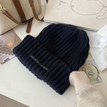 Cozy Warm Winter Cashmere Knit Beanie Hat |Stretch Ribbed Beanie Hat M19