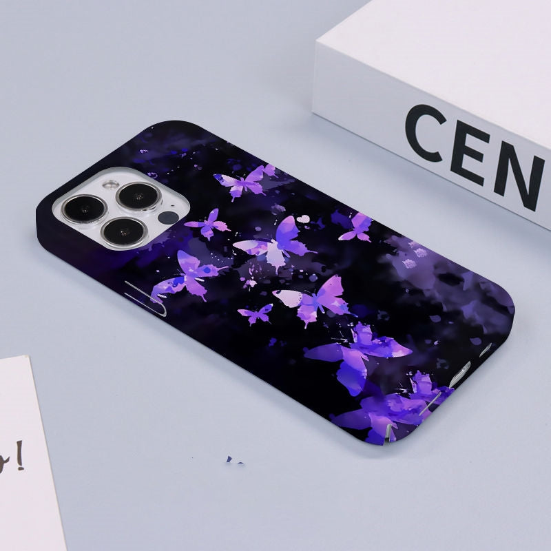 Violet Dream Butterfly iPhone Case L68