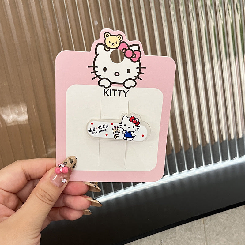 Acetate Kitty Hair Clip |Hair Snap Clip |Hair Barrette |Duckbill Hairpin 2pcs A226