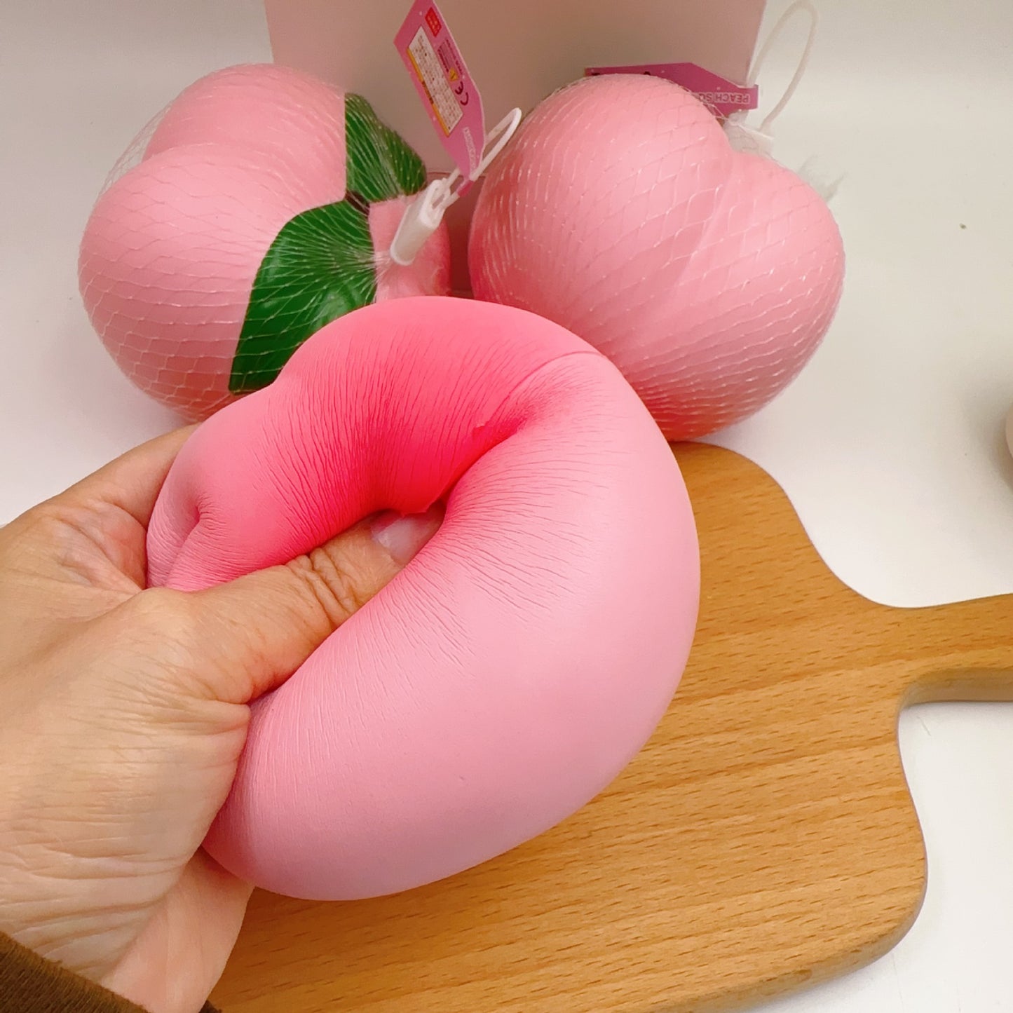 Cute Kitty Bunny Peach Squishy| Slow Rising Soft Squishy|Squeeze Stress Toy S215