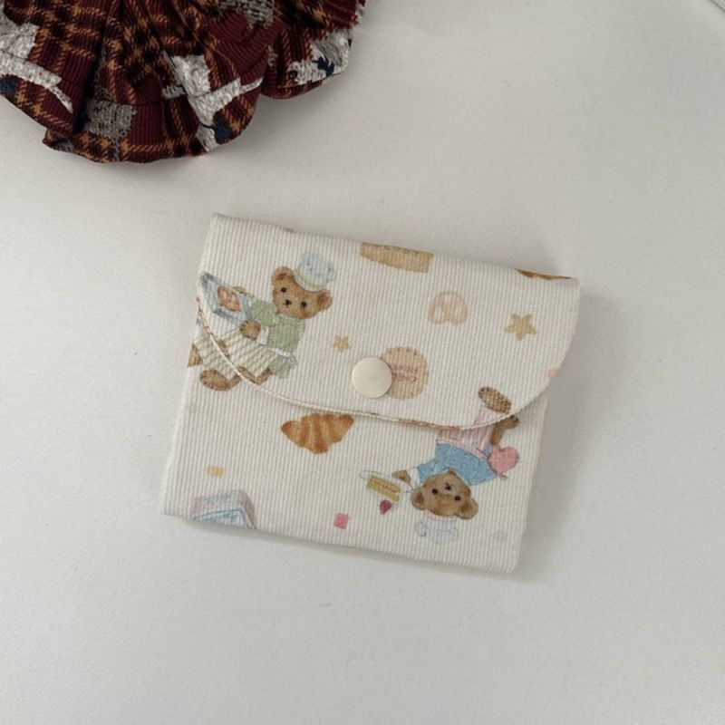 Cute Beary Mini Bags | Pouch Keychain Wallet| Cosmetic Bag | Airpods Bag Coin Purse B30