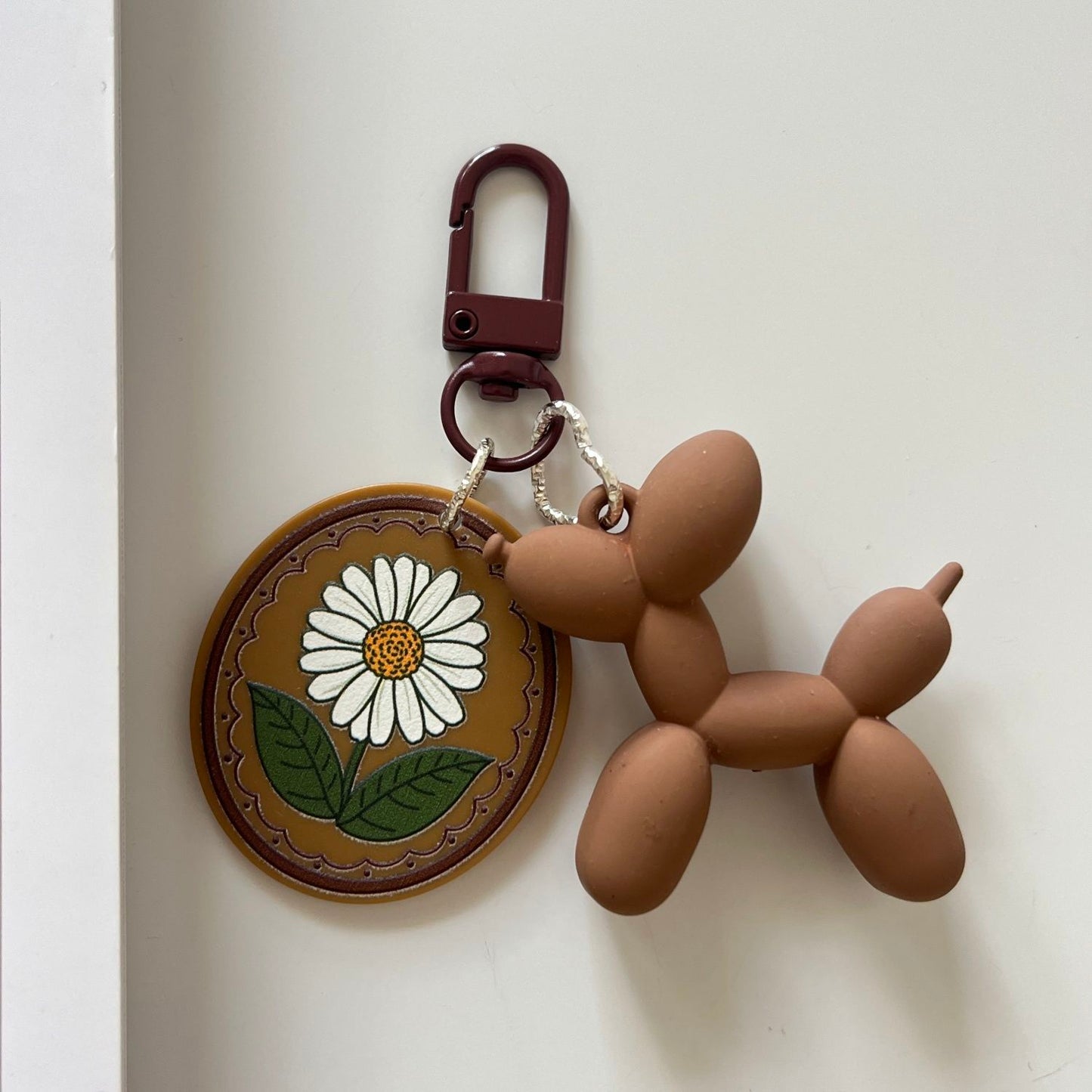 Matte Balloon Dog Design Bag KeyChain |Pendant Schoolbag Hanging Decoration K37