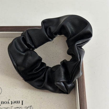 Luxe Leather Hair Tie|Ponytail Holders Barrette|Hair Scrunchie HT51