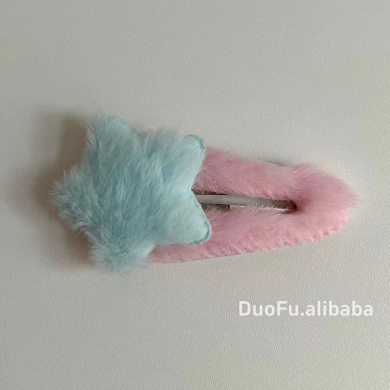 Star Kitty Hair Clip |Hair Snap Clip |Hair Barrette |Duckbill Hairpin 2pcs A303