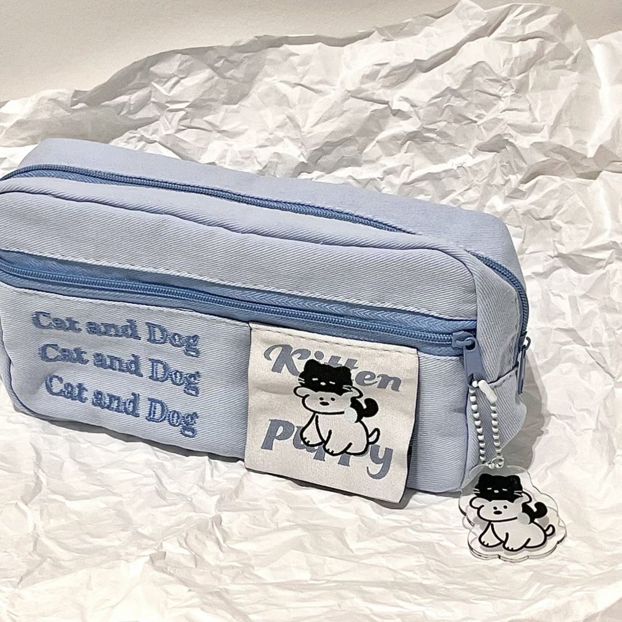 Kitty Puppy Storage Bags |Pouch Keychain Wallet| Cosmetic Makeup Bag | Pencil case Coin Purse B35