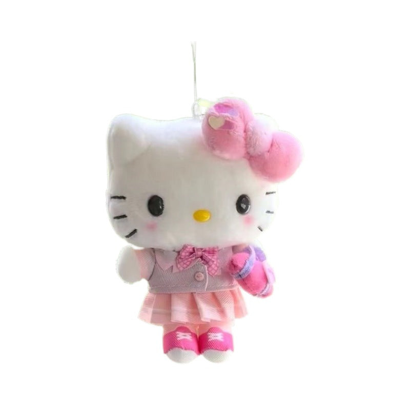 Pink uniform Kitty Bag KeyChain |Pendant Schoolbag Hanging Decoration K63