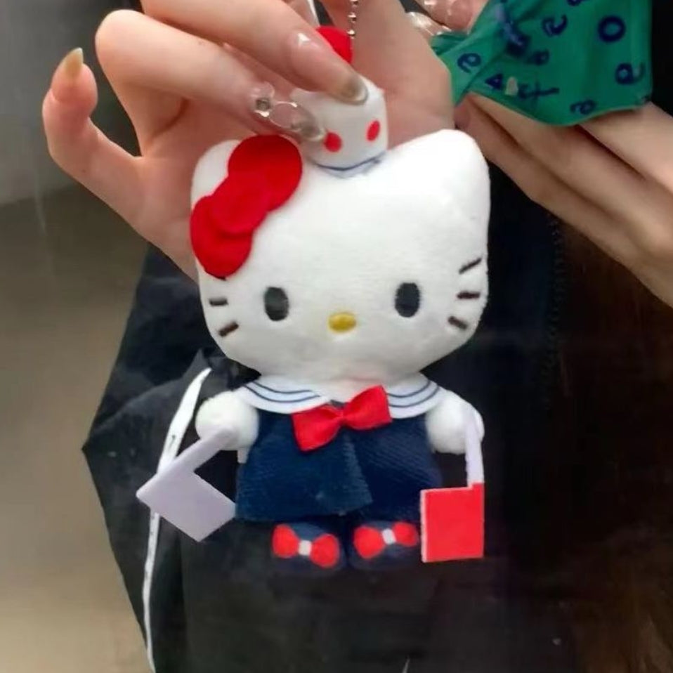 sailor Uniform Kitty Bag KeyChain |Cake Pendant Schoolbag Hanging Decoration K69