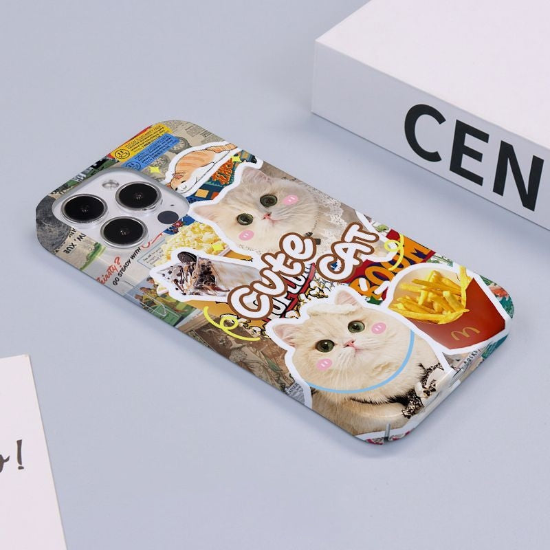 Cute Chips Kitty iPhone Case L65