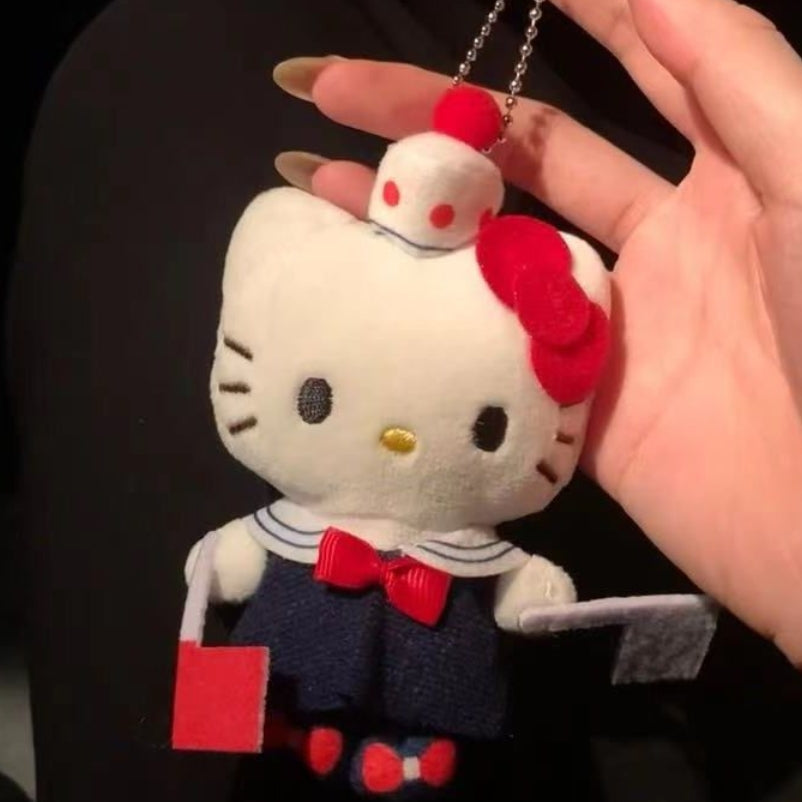 sailor Uniform Kitty Bag KeyChain |Cake Pendant Schoolbag Hanging Decoration K69