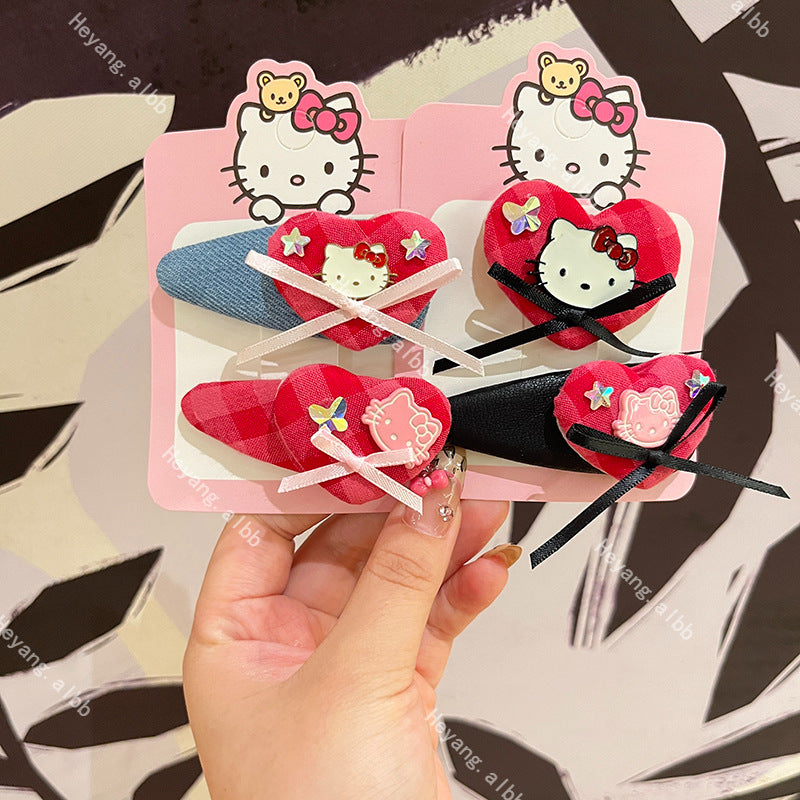 Kitty Hair Clip |Hair Snap Clip|Hair Barrette |Duckbill Hairpin A277