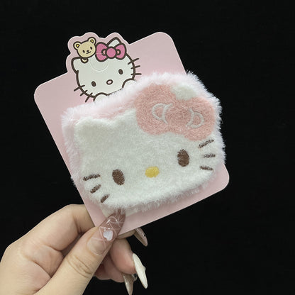 Fluffy kitty Star Hair Clip|Hair Slide|Hair Barrette |Duckbill Hairpin A218