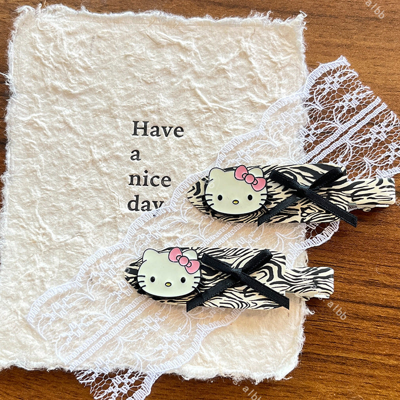 Kitty Hair Clip |Hair Snap Clip|Hair Barrette |Duckbill Hairpin A226