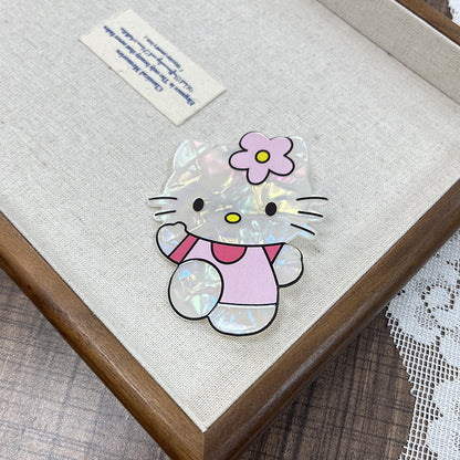 Acrylic pearly Kitty Hair Clip |Hair Claw |Hair Barrette|Duckbill Hairpin A206