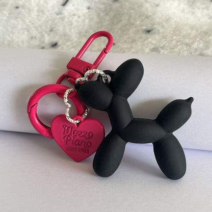 Neon BlackPink Balloon Dog Design Bag KeyChain |Pendant Schoolbag Hanging Decoration K38