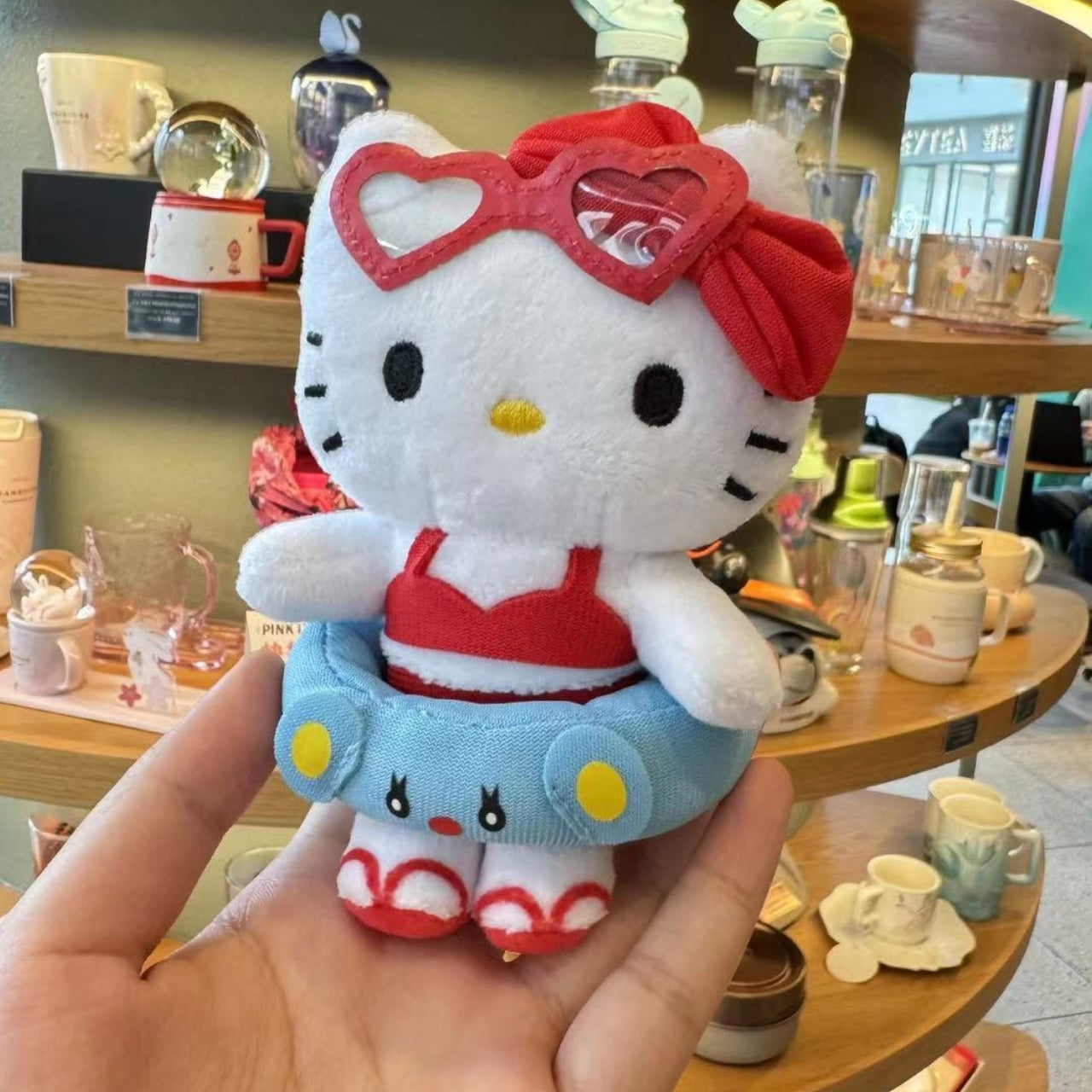 Swim Kitty Bag KeyChain |Pendant Schoolbag Hanging Decoration K65