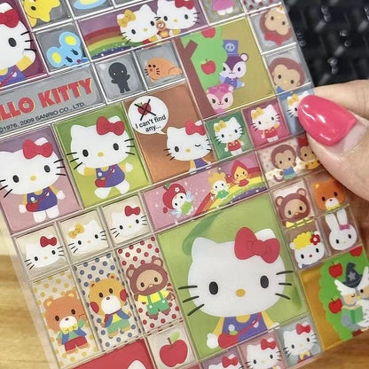 Hello Kitty Stickers Sheet|Journal Stickers Paster |Sticker for Planner Scrapbooking Stationery T10