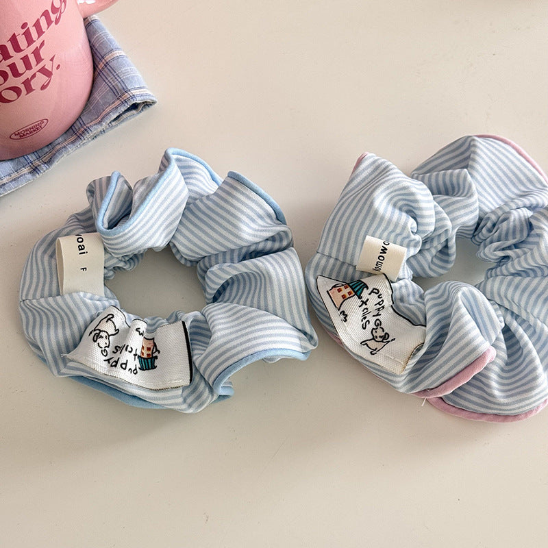 Baby Blue serenity Hair Tie|Ponytail Holders Barrette|Hair Scrunchie HT59