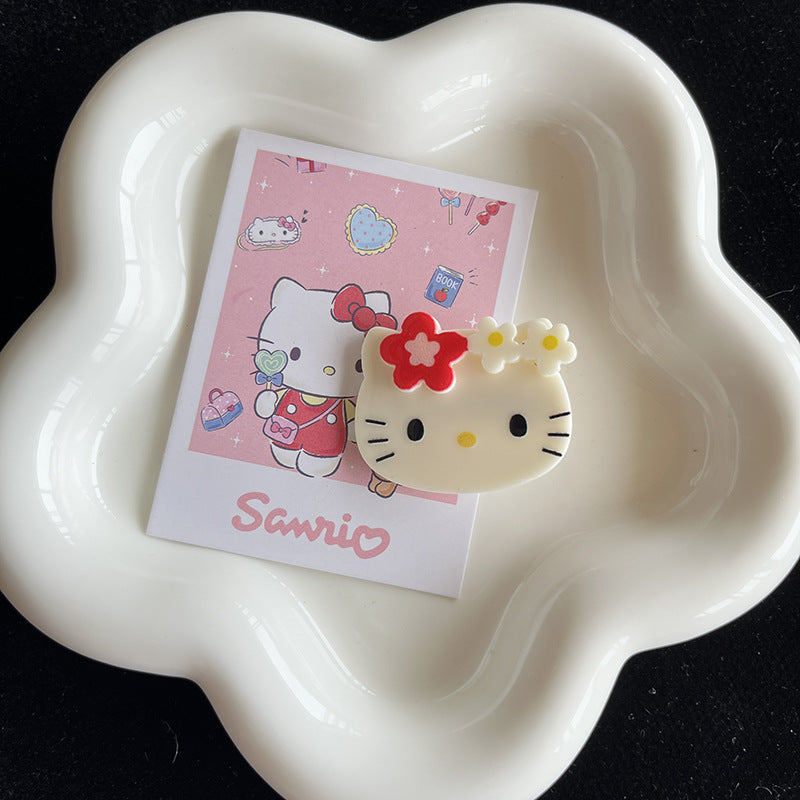 Acrylic pearly Kitty Hair Clip |Hair Claw |Hair Barrette|Duckbill Hairpin A206