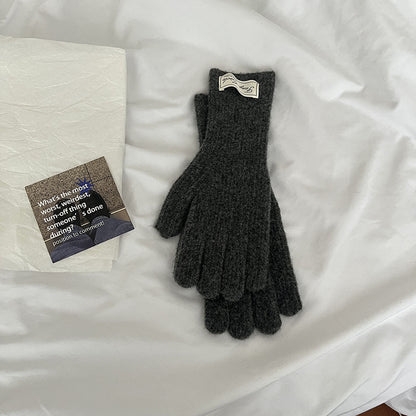 Cozy Winter Cashmere Glove |Soft Thick Solid Color Gloves |Warm Knitted Gloves G4