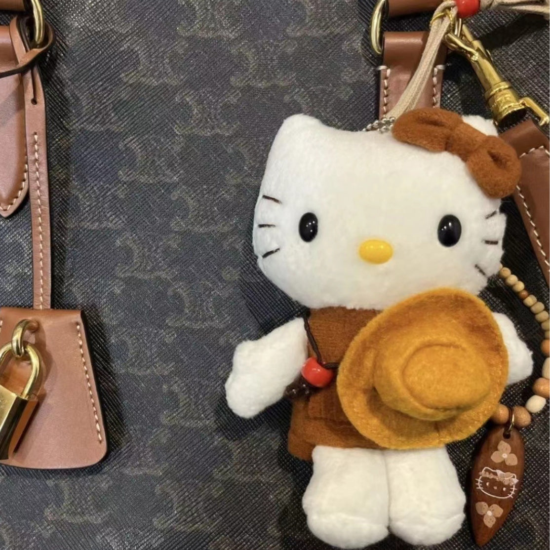 Cowboy Kitty Bag KeyChain |Pendant Schoolbag Hanging Decoration K64