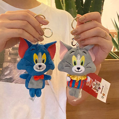 Cute Cartoon Jerry Design Bag KeyChain |Pendant Plush Schoolbag Hanging Decoration |Gift for Boys and Couples K4