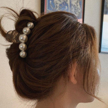 Pearl Hair Clip |Hair Claw |Hair Barrette |Duckbill Hairpin A79